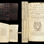 1594 – Works of Apuleius | Plantin Press First Edition with Metamorphoses