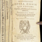 1594 – Works of Apuleius | Plantin Press First Edition with Metamorphoses