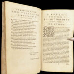 1594 – Works of Apuleius | Plantin Press First Edition with Metamorphoses
