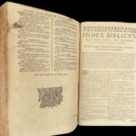 Biblia Sacra – Holy Bible – 1663 | Vulgate Latin, Pope Sixtus V