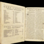 Biblia Sacra – Holy Bible – 1663 | Vulgate Latin, Pope Sixtus V