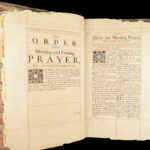 1706 Book of Common Prayer Psalms English Anglican Queen Elizabeth ARMORIAL Huge