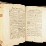 1706 Book of Common Prayer Psalms English Anglican Queen Elizabeth ARMORIAL Huge