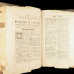 1706 Book of Common Prayer Psalms English Anglican Queen Elizabeth ARMORIAL Huge