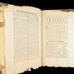 1706 Book of Common Prayer Psalms English Anglican Queen Elizabeth ARMORIAL Huge