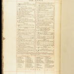 1706 Book of Common Prayer Psalms English Anglican Queen Elizabeth ARMORIAL Huge