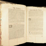 1706 Book of Common Prayer Psalms English Anglican Queen Elizabeth ARMORIAL Huge