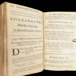 Epigrammatum Delectus – 1689 | Classical Epigrams, Martial Cicero Virgil & Horace