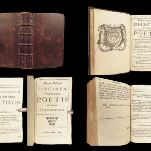 Epigrammatum Delectus – 1689 | Classical Epigrams, Martial Cicero Virgil & Horace