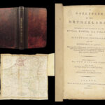 A Gazetteer of the Netherlands – 1794 | Folding Map, History of Holland