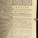 Traité de la Géographie Moderne – Jean Baptiste Gibrat – 1789 | 19 Plates & Maps