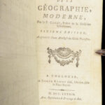 Traité de la Géographie Moderne – Jean Baptiste Gibrat – 1789 | 19 Plates & Maps