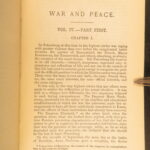 War and Peace – Leo Tolstoy – 1889 | 1st Authorized American Edition