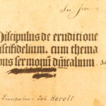 1490 – Dominican Teaching & Sermon Preparation | Herolt Incunable, First Edition