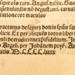 1490 – Dominican Teaching & Sermon Preparation | Herolt Incunable, First Edition