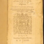 1568 – Jean Calvin, Institutes of Christian Religion | Geneva Folio, Calvinism