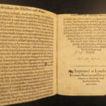 1625 – Instructions for Musters and Armes | Privy Council Military Manual, Wars in England