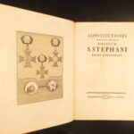 1764 – Statutes of the Order of Saint Stephen | Maria Theresa, Engravings of Knights