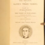 Dante’s Divine Comedy – 1859 | Inferno & Purgatory 2vols | Wesley Thomas Translation