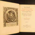 1903 – Principal Navigations by Richard Hakluyt | Famous Edition in 12 Volumes