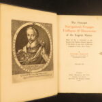1903 – Principal Navigations by Richard Hakluyt | Famous Edition in 12 Volumes