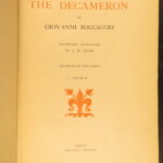 The Decameron – Giovanni Boccaccio – 1921 | Deluxe Limited Edition with Engravings
