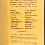 Mein Kampf – Adolf Hitler – 1939 | First American Edition, Unexpurgated