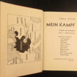 1939 – Mein Kampf – Adolf Hitler | Rare First Boston Edition, Unabridged