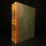 1821 – Works of William Hogarth | Illustrated Satire | 2 Leather Folio Volumes