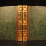 1821 – Works of William Hogarth | Illustrated Satire | 2 Leather Folio Volumes