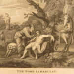 1821 – Works of William Hogarth | Illustrated Satire | 2 Leather Folio Volumes