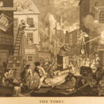 1821 – Works of William Hogarth | Illustrated Satire | 2 Leather Folio Volumes