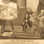 1821 – Works of William Hogarth | Illustrated Satire | 2 Leather Folio Volumes