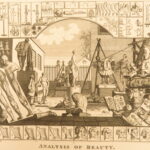 1821 – Works of William Hogarth | Illustrated Satire | 2 Leather Folio Volumes