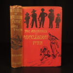 1884 – Adventures of Huckleberry Finn – Mark Twain | First British Edition