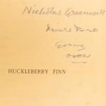 1884 – Adventures of Huckleberry Finn – Mark Twain | First British Edition