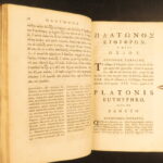 1745 – First Oxford edition of Plato’s Dialogues | Platonis Dialogi