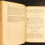1745 – First Oxford edition of Plato’s Dialogues | Platonis Dialogi