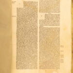 1493 – Aristotle Metaphysics by Saint Thomas Aquinas | Incunabula Commentary