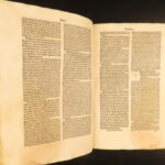 1493 – Aristotle Metaphysics by Saint Thomas Aquinas | Incunabula Commentary