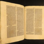 1493 – Aristotle Metaphysics by Saint Thomas Aquinas | Incunabula Commentary