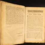 Les veritable parfait Mareschal – Solleysel – 1677 | First German Edition, Parallel French | Perfect Horse