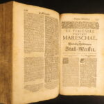 Les veritable parfait Mareschal – Solleysel – 1677 | First German Edition, Parallel French | Perfect Horse