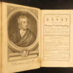 An Essay Concerning Human Understanding – John Locke – 1731 | 2 Volume Set