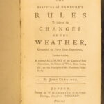 Shepherd of Banbury’s Rules – John Claridge – 1744 | First Edition Newtonian Weather