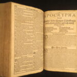 Biblia Die Gantze Heilige Schrift – Bible – 1718 | Martin Luther German | Huge Illustrated Folio