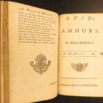 Ovid’s Epistles – 1729 | Heroides & Amours in English, Mythology | First Edition