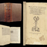 Antiquitatum Iudaicarum – Works of Flavius Josephus – 1540 | Froben Folio