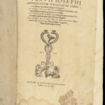 Antiquitatum Iudaicarum – Works of Flavius Josephus – 1540 | Froben Folio