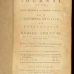Journal of the Life, Travels – Daniel Stanton – 1772 | First Edition, Early Quaker Americana